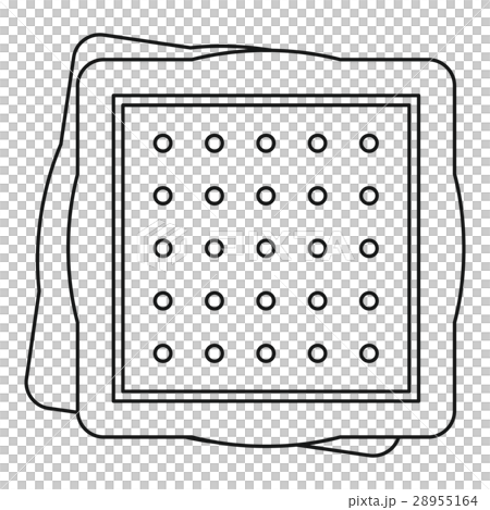 Biscuit icon , outline style 28955164