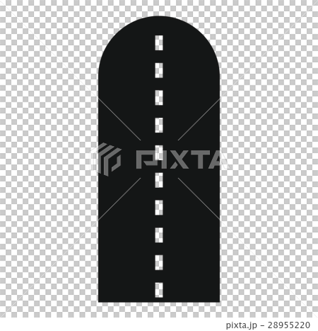 Long way icon, simple style Long way icon, simple style 28955220