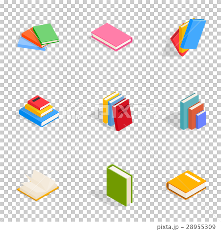 Knowiedge icons set, isometric 3d style 28955309