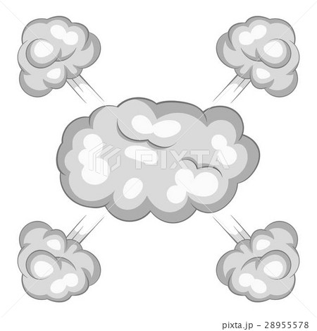 Explosion cloud icon, cartoon style Explosion cloud icon, cartoon style 28955578