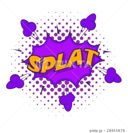 Splat, explosion bubble icon, pop art style Splat, explosion bubble icon, pop art style 28955679