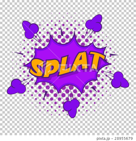 Splat, explosion bubble icon, pop art style Splat, explosion bubble icon, pop art style 28955679
