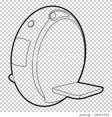 One wheel icon, outline style - Stock Illustration [28955705] - PIXTA