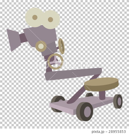 Camera up icon, cartoon style 28955853