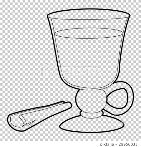 Mulled wine icon , outline style 28956033