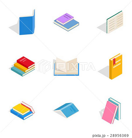 Literature icons, isometric 3d style 28956369