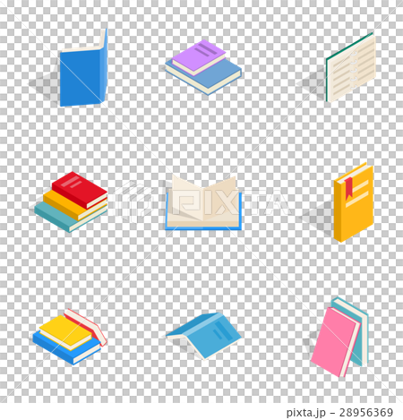 Literature icons, isometric 3d style 28956369