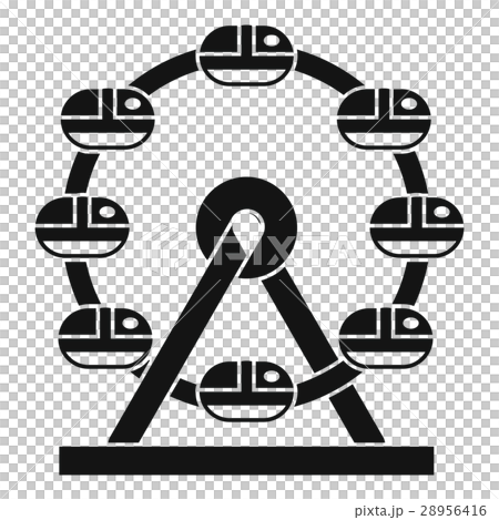 Giant ferris wheel icon, simple style 28956416