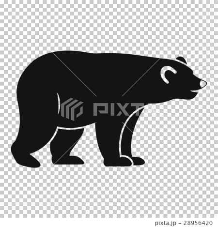 Wild bear icon, simple style Wild bear icon, simple style 28956420