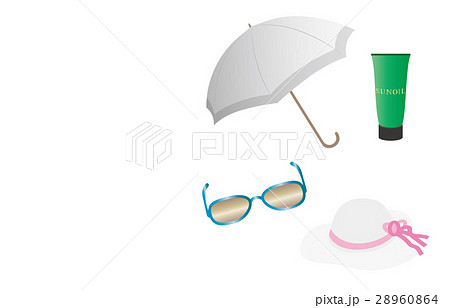 夏の風物詩UV対策 28960864