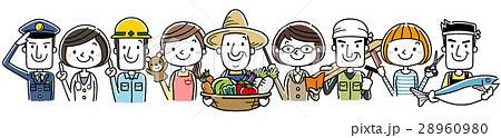 働く人々、職業：集合 28960980