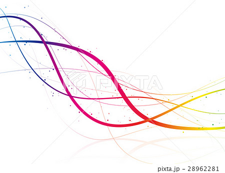 ラインアート 波線のイラスト素材 28962281 Pixta
