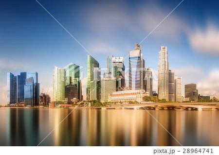Singapore Skyline and view of Marina Bay Singapore Skyline and view of Marina Bay 28964741