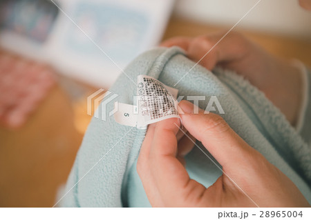 洋服の洗濯ラベル 28965004