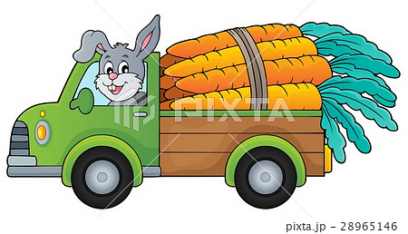 Truck with carrots theme image 1 Truck with carrots theme image 1 28965146