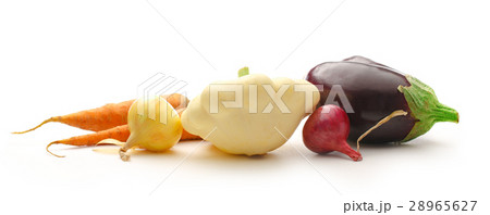Fresh vegetables on white background 28965627