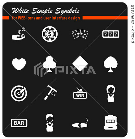 Casino icon set