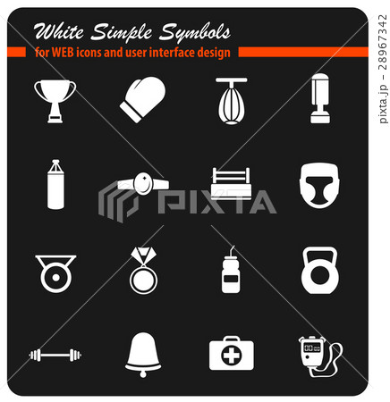 Boxing simply icons 28967342
