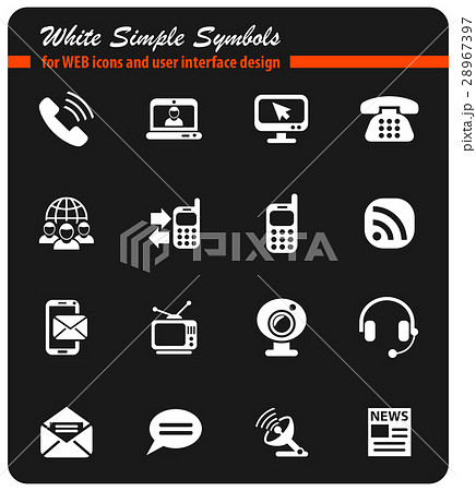 communication icon set communication icon set 28967397