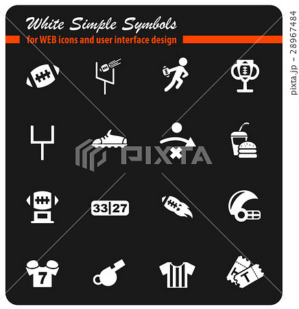 american football icon set american football icon set 28967484