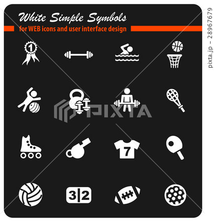 sport icon set 28967679