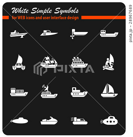 water transport icon set water transport icon set 28967689