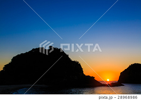 妙見浦の夕日 天草 妙見浦の夕日 天草 28968986