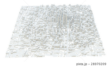 White modern city. Isolated 28970209