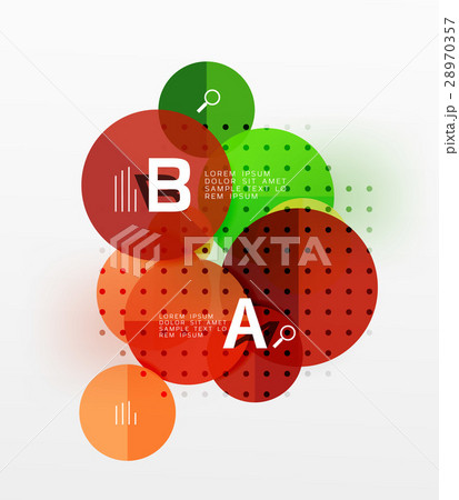 Circle geometric abstract background Circle geometric abstract background 28970357