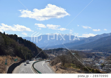 高速道路　長野道　辰野 28970990