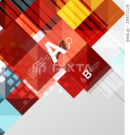 Modern square abstract background 28971128