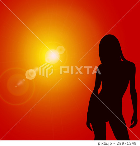 女性 シルエット 女性 シルエット 28971549