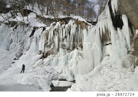 氷結した七条大滝 氷結した七条大滝 28972724