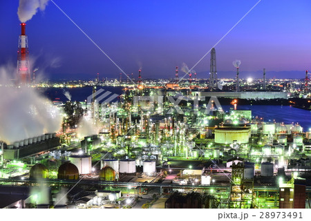 四日市　工場夜景 28973491
