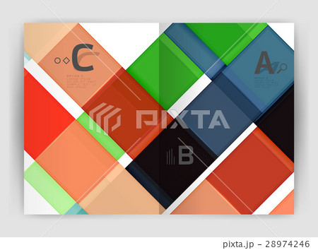 Business a4 business brochure geometrical template 28974246