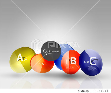 Circle geometric abstract background Circle geometric abstract background 28974941
