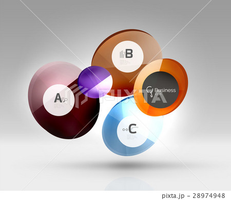 Circle geometric abstract background 28974948