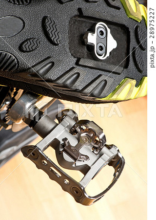 Detail Of Cycle Track With SPD Pedal 28975227