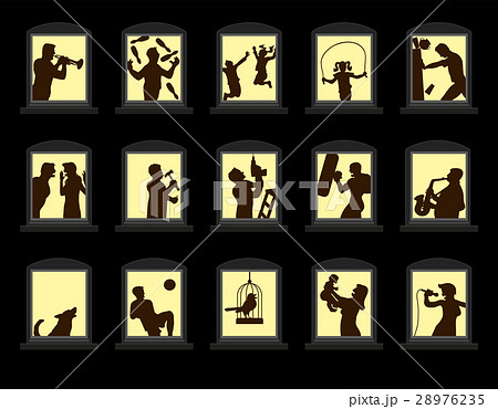 Loud Neighbors Noise Night Windows 28976235