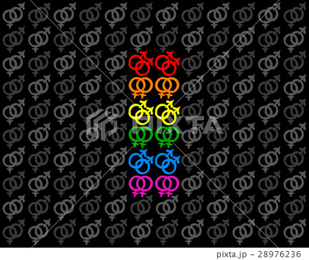 Pride Flag Gay Lesbian Symbols Background 28976236