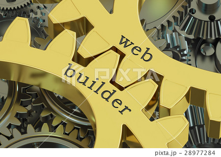 Web Builder concept on the gearwheels Web Builder concept on the gearwheels 28977284