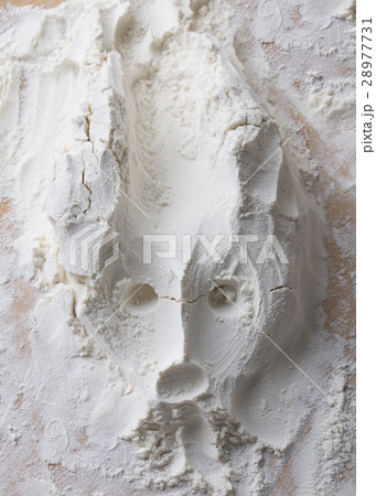 Scary flour face 28977731