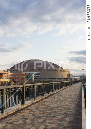 福岡ドームと樋井川 28978033