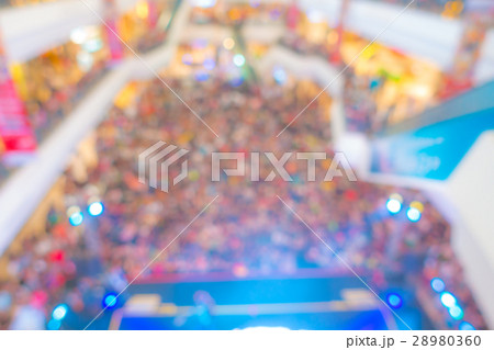 Abstract blur people in shopping center . 28980360
