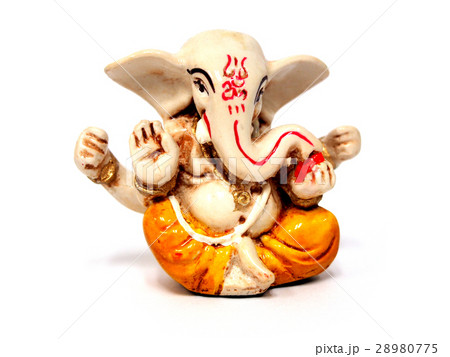 isolated Ganesha on white background isolated Ganesha on white background 28980775