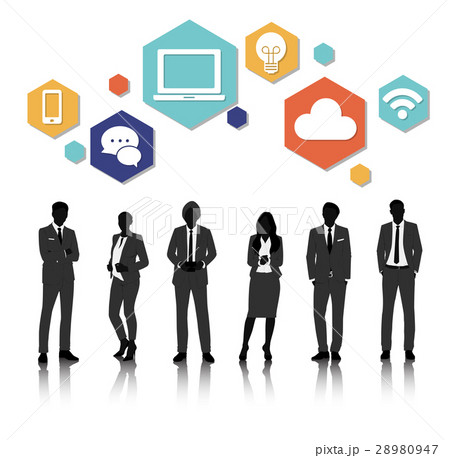 Vector UI Illustration Business People Concept 28980947