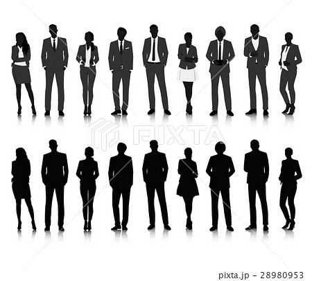 Vector UI Illustration Business People Concept Vector UI Illustration Business People Concept 28980953