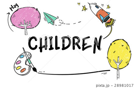 Children Imagination Learning Icon Concept 28981017