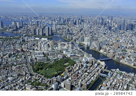 清澄公園周辺上空／空撮 28984742
