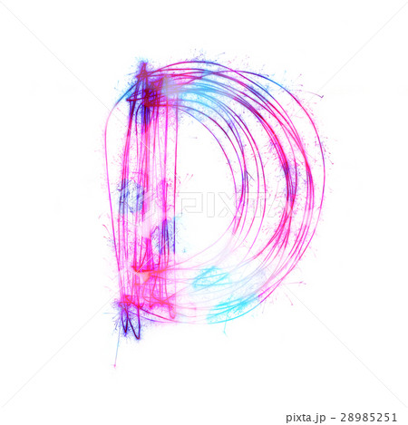 Twinkle light alphabet D. 28985251